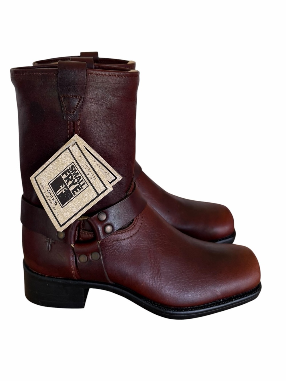 Frye NEW Youth Vintage Small Frye Pull On Harness Boots Size 3 #267072